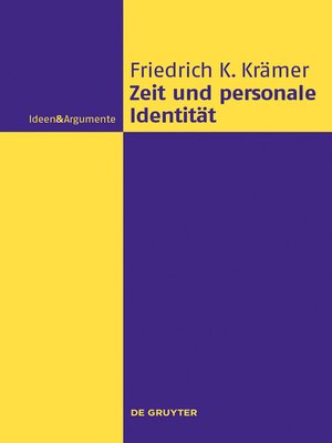 cover image of Zeit und personale Identität